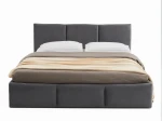 Čalúnená posteľ s úložným priestorom 120x200 TOP Line 7 Grafitová Velvet