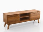 TV skrinka Beskid z bukového dreva, šírka 180 cm, Rustikálny Dub