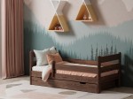 Detská posteľ KACPER 80x160cm orech
