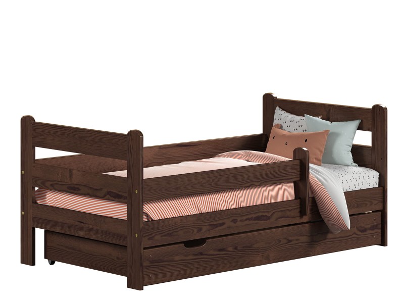 Detská posteľ KACPER 80x160cm orech