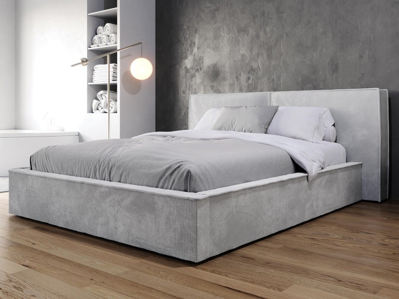 Čalúnená posteľ s úložným priestorom 140x200 PRO line 20 Harmony 80 Šedá