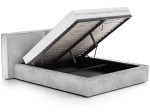 Čalúnená posteľ s úložným priestorom 140x200 PRO line 20 Harmony 80 Šedá