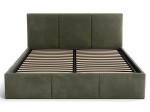 Čalúnená posteľ s úložným priestorom 140x200 TOP Line 7 Olivový Velvet