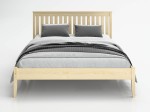 Drevená posteľ z borovice 160x200, Bilbao borovica