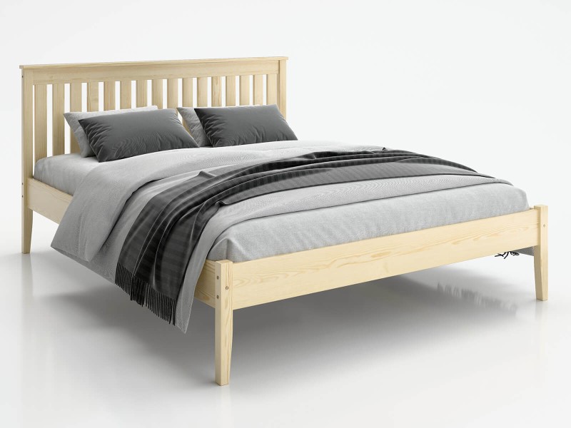 Drevená posteľ z borovice 120x200, Bilbao borovica