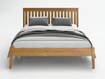 Drevená posteľ z borovice 120x200, Bilbao dub