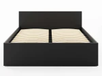 Posteľ DM1 120x200 Čierna s roštom a úložným priestorom