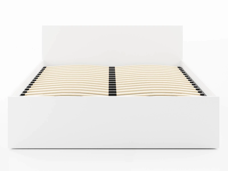 Posteľ DM1 120x200 bílá s roštom a úložným priestorom