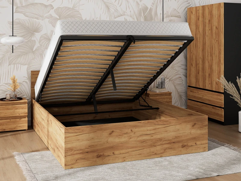 Posteľ DM1 180x200 Craft s roštom a úložným priestorom