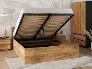 Posteľ DM1 160x200 Craft s roštom a úložným priestorom