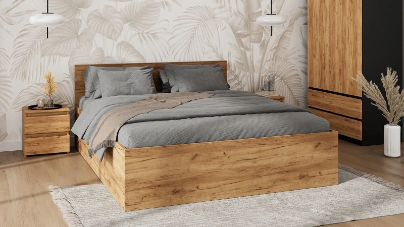 Posteľ DM1 160x200 Craft s roštom a úložným priestorom