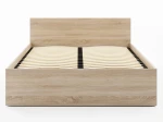 Posteľ DM1 140x200 Sonoma s roštom a úložným priestorom