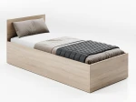 Posteľ DM1 90x200 Sonoma s roštom a úložným priestorom