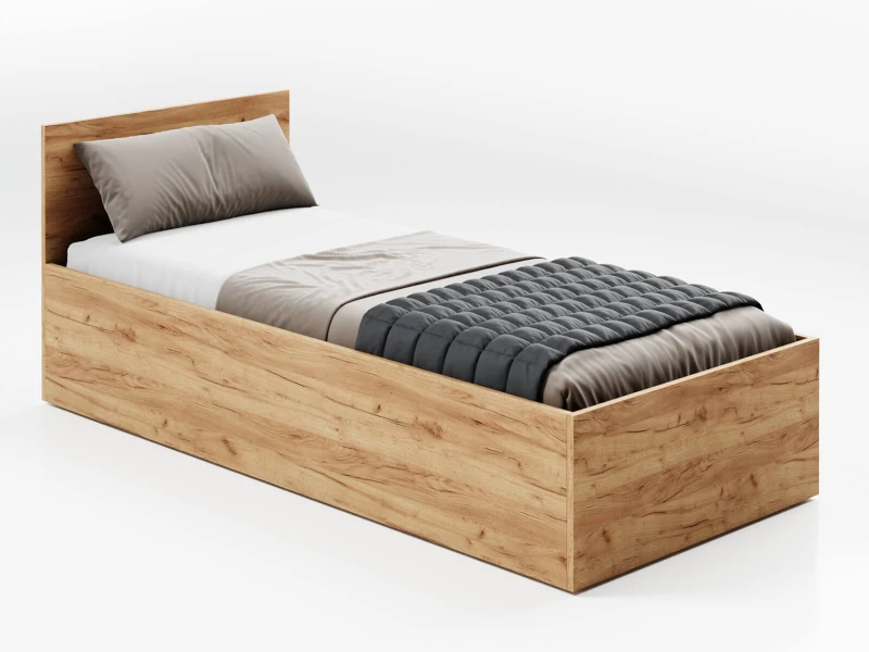 Posteľ DM1 90x200 Craft s roštom a úložným priestorom 