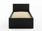 Posteľ DM1 90x200 Čierna s roštom a úložným priestorom
