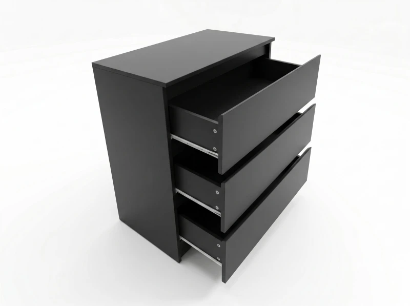 Komoda 3S 70x77 cm Fabio Čierna