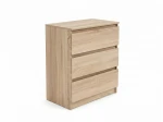Komoda 3S 70x77 cm Fabio Dub Sonoma