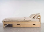 Zásuvka pod posteľ borovica 150 cm