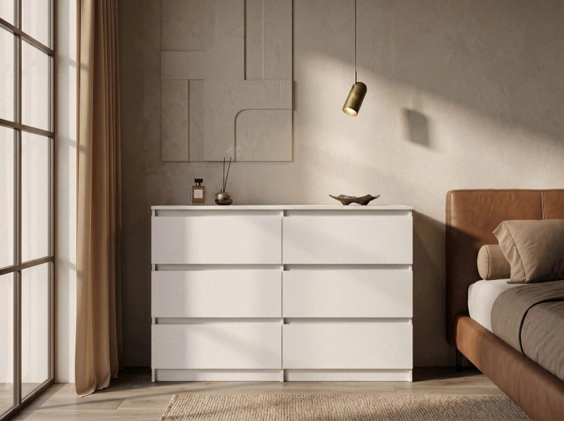 Komoda 6S 120x77 cm Fabio Biela