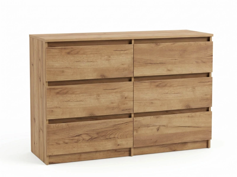 Komoda 6S 120x77 cm Fabio Dub Craft