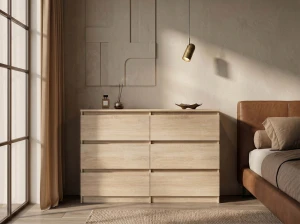 Komoda 6S 120x77 cm Fabio Dub Sonoma