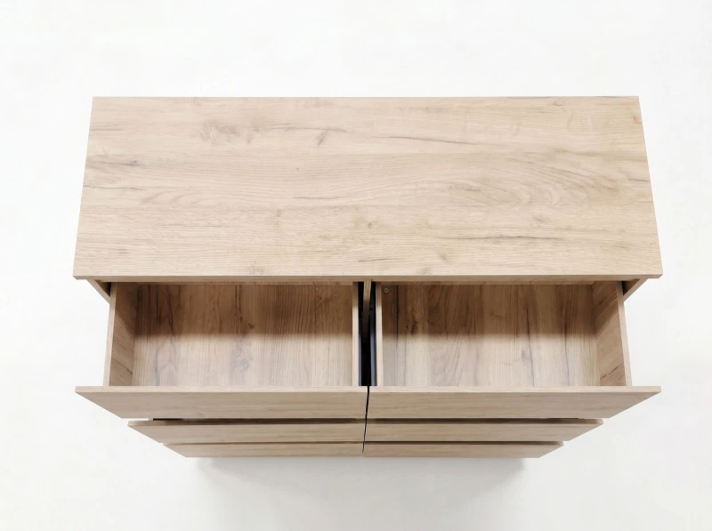 Komoda 6S 120x77 cm Fabio Dub Sonoma