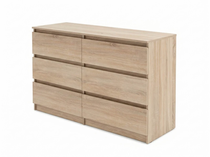Komoda 6S 120x77 cm Fabio Dub Sonoma