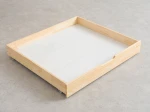 Drevená poschodová posteľ pre 3 osoby so zásuvkami P3S 90x200 borovica