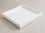 Drevená poschodová posteľ pre 3 osoby so zásuvkami P3S 90x200 biela