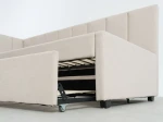 Dvojmiestna rozkladacia pohovka 90x200 s rámom Soro 21 béžová Dan