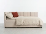 Dvojmiestna rozkladacia pohovka 90x200 s rámom Soro 21 béžová Dan