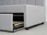 Dvojmiestna rozkladacia pohovka 90x200 s rámom Bluvel 03 Šedá Dan