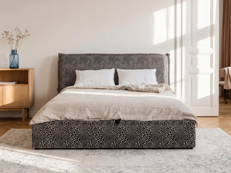 Čalúnená posteľ s úložným priestorom 180x200 PRO line 19 Wild 219