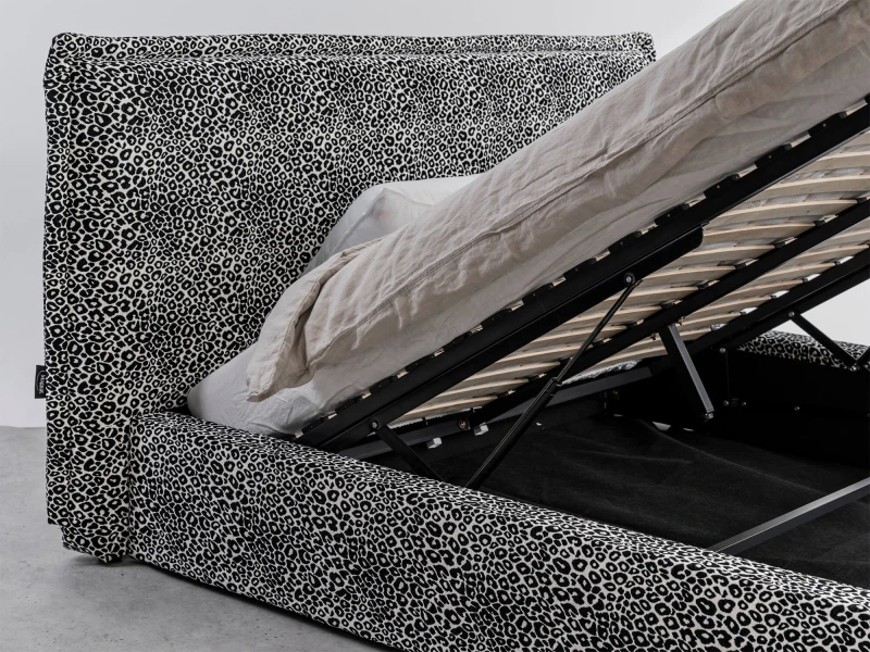 Čalúnená posteľ s úložným priestorom 160x200 PRO line 19 Wild 219