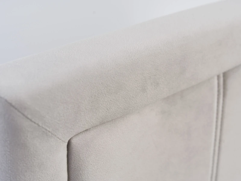 Čalúnená posteľ s úložným priestorom 140×200 cm Rema Velvet – Šedá