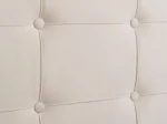 Čalúnená posteľ 160×200 cm Sumi Velvet – Béžová