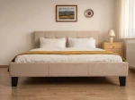 Čalúnená posteľ 180×200 cm Sumi Velvet – Béžová