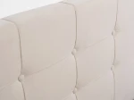 Čalúnená posteľ 180×200 cm Sumi Velvet – Béžová