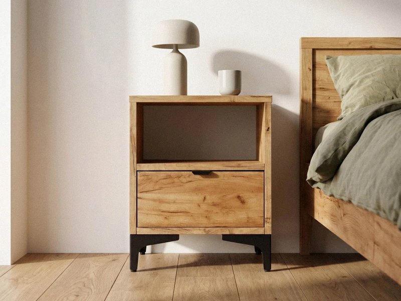 Nočný stolík 38x47 cm Nobio Dub Craft
