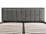 Čalúnená posteľ s úložným priestorom 140x200 TOP Line 9 Bluvel 18 Grafitová