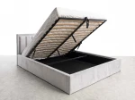 Čalúnená posteľ s úložným priestorom 140x200 TOP Line 9 Bluvel 03 Šedá