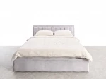 Čalúnená posteľ s úložným priestorom 140x200 TOP Line 9 Bluvel 03 Šedá