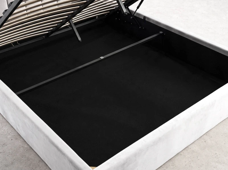 Čalúnená posteľ s úložným priestorom 140x200 TOP Line 9 Bluvel 03 Šedá