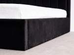 Čalúnená posteľ s úložným priestorom 140x200 TOP Line 9 Bluvel 19 Čierna