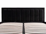 Čalúnená posteľ s úložným priestorom 140x200 TOP Line 9 Bluvel 19 Čierna