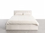 Čalúnená posteľ s úložným priestorom 160x200 TOP Line 9 Bluvel 22 Béžová