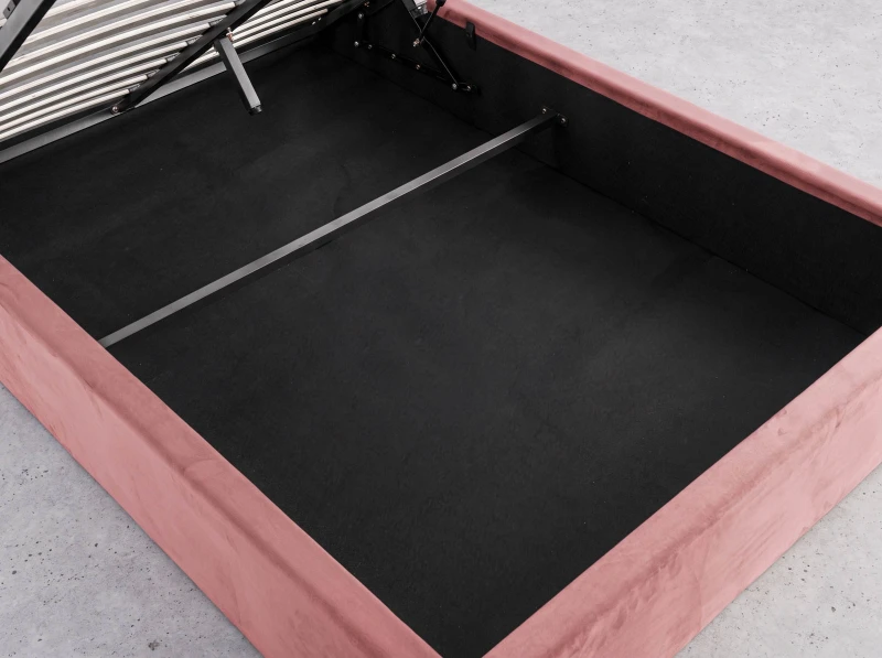 Čalúnená detská posteľ s úložným priestorom 120x200 s roštom, Ružový Bluvel 52 Kids Line 3 Mušle