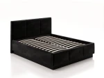 Čalúnená levitujúca posteľ s úložným priestorom 180x200 TOP Line 8 Bluvel 19 Čierna