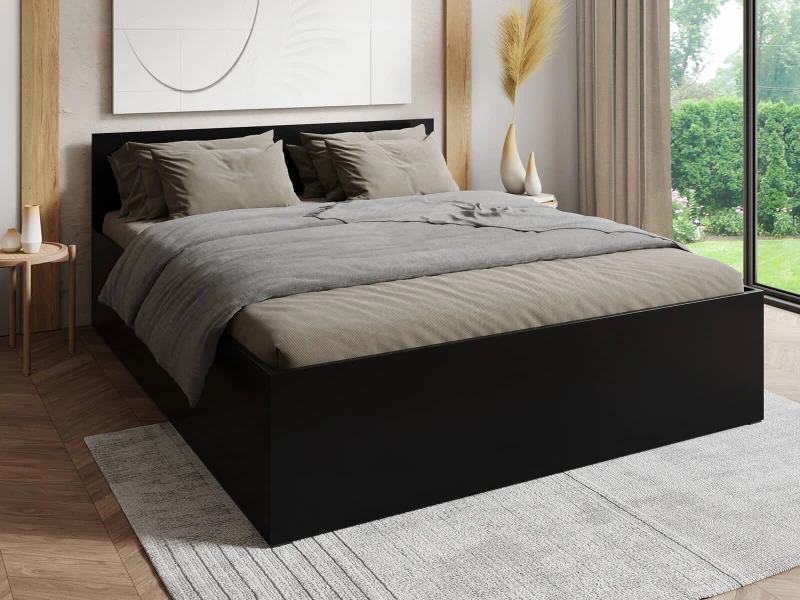 Postel DM1 180x200cm čierna