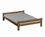 Postel dub Fumi VitBed 140x200cm + Matrace Kassandra 140x200cm